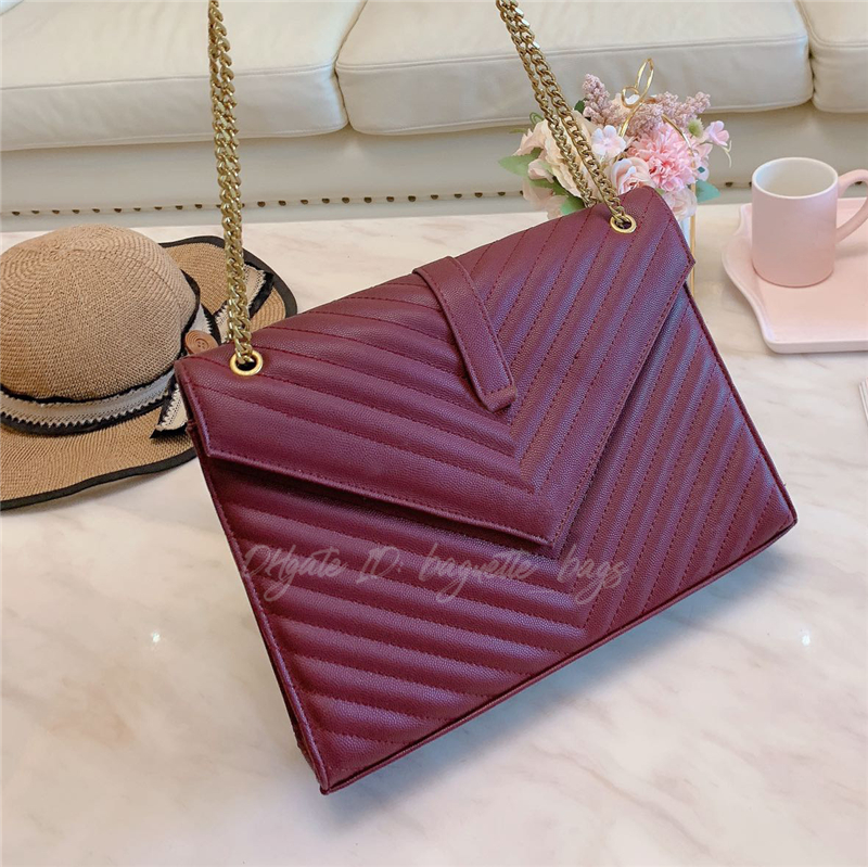 

Famous Designer envelope wallet women fashion purses casual handbag gold silver chain crossbody clutch business handbags lady shoulder bags shopping cradholder, Not sold separately