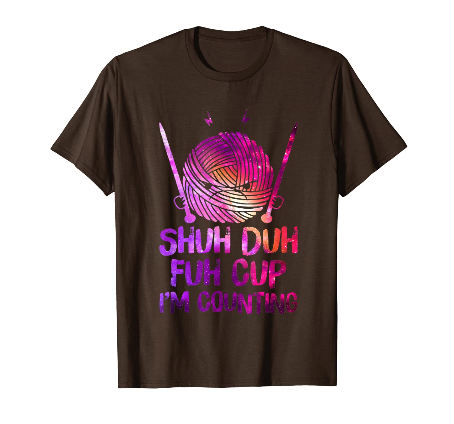 

shuh duh fuh cup i'm counting t-shirt, White;black