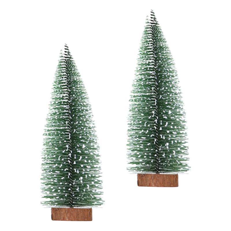 

Christmas Decorations 2pcs Festival Mini Decorative Cabinet Tree Decors
