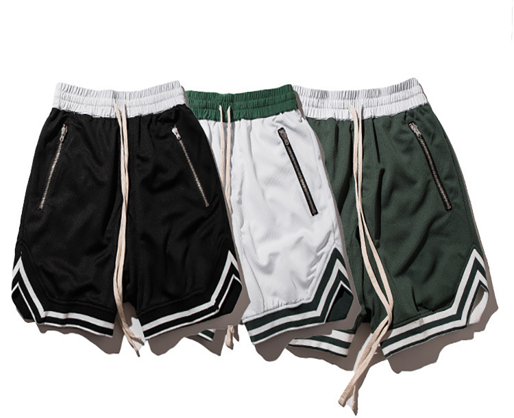 

Mens designer shorts tide brand large size loose sports high street five-point pants men casual trend short, White;black