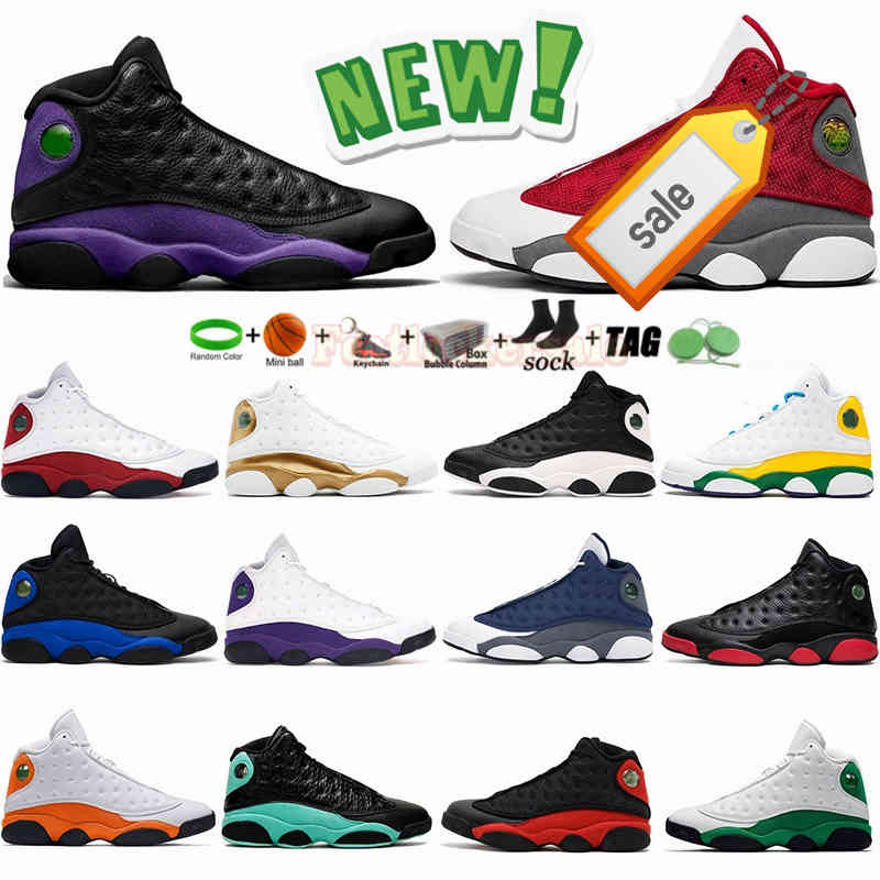

2022 Jumpman 13 13s Basketball Shoes Red Flint Hyper Royal Court Purple Chicago Lucky Green Dmp Playground Mens Trainers Xiii Sports Sneakers, Customize