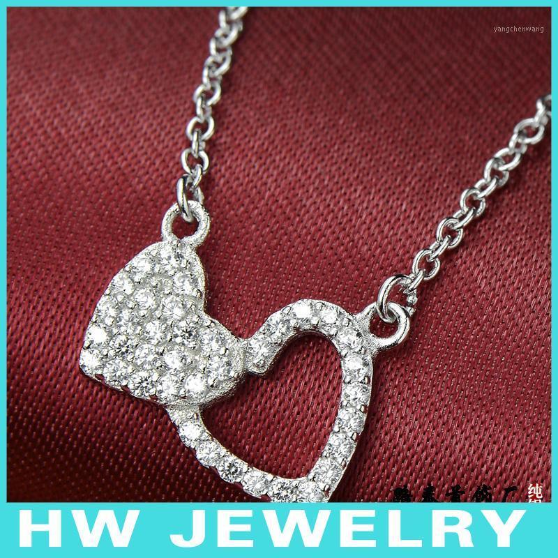 

,wholesale,925 Silver Heart Necklace,rope Chain, Fashion Jewelry, Nickle Free,antiallergic,factory Price Chains