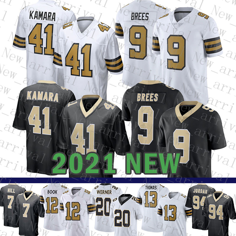 

2021 New Mens Orleans Women Saints Youth American Football Jersey 41 Alvin Kamara 9 Drew Brees 7 Taysom Hill 20 Pete Werner 12 Ian Book 2 Jameis Winston 13 Michael Thomas, Mens-shengtu