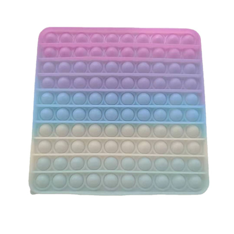 

20cm Jumbo Sensitive Silicon Pop Push Games Toys Cell Phone Straps Change Color Sensory Bubbles Finger Popper Dimple Focus Toy Family Education Party Favor Math Aids