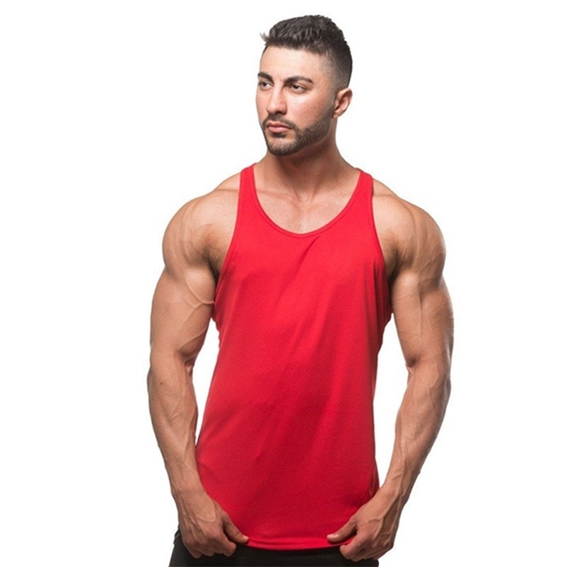 

Summer Brand Clothing Men Vest Cotton Print Fitness Tank Tops Camisetas Hip Hop sleeveless shirt 210623, 22