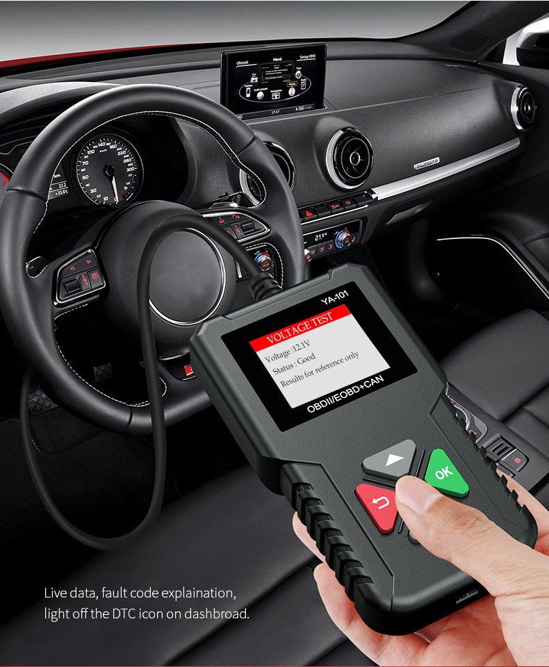

2021 New OBD2 Scanner Car Engine Fault Detector Auto Diagnostic Tool Code Reader For Universal Cars Multi-languages DTC ECU
