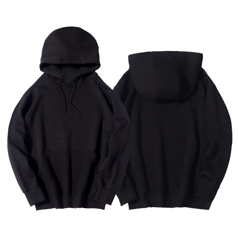 

Cotton Letter Print Woman Hoodies Sweatshirts Oversize Man Hoodie Coats Men Women Sweater Hoody Long Sleeve Pullover Streetwear Fashion, Black