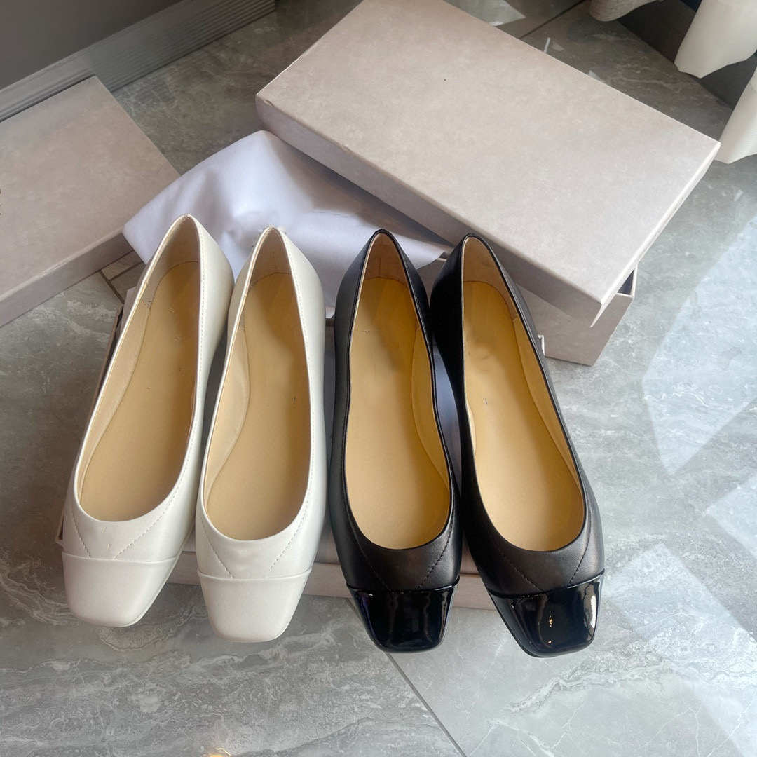 

Summer shallow mouth single shoes all-match soft sole square toe women's two wear one pedal flat granny, Black