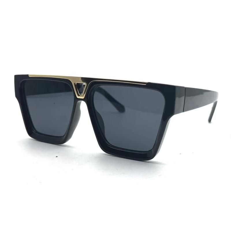 

Sunglasses Retro Oversized Square Women Men 2022 Fashion Double Bridges Eyewear UV400 Ins Shades Sun Glasses