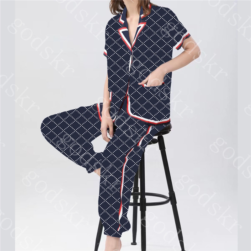 

Designers Nightwear Women Home Cloth Letter Print Womens Pajamas Suit Spring Latest Ladies Sleepwear Two Styles