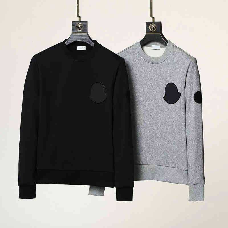 Designer Luxury Autumn and winter High Quality monclair Cotton Mens Hoodie Slim Fit Warm Pullover Casual Hooded Couple Simple Print Sweater