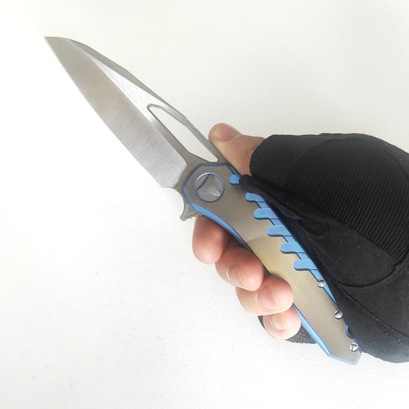 

Limited Customization Version Sigil Folding Knife Titanium Frame Real Sharp M390 Blade Perfect Pocket EDC Outdoor Tactical Knives Camping Hunting Fishing Tools