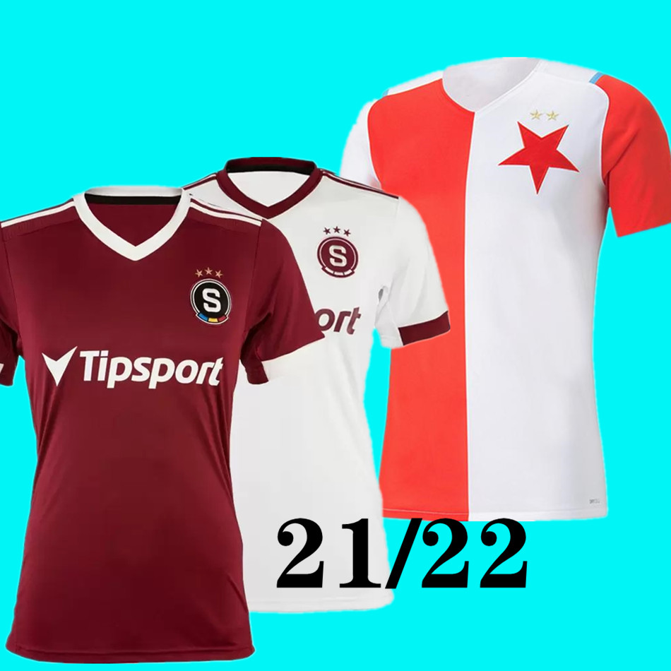 

2021 2022 High quality AC Sparta Praha soccer jersey 21/22 Czech Republic SK Slavia S.Tecl O.Kudela Jan Kuchta A.Sima .Provod DOCCA, Black;yellow