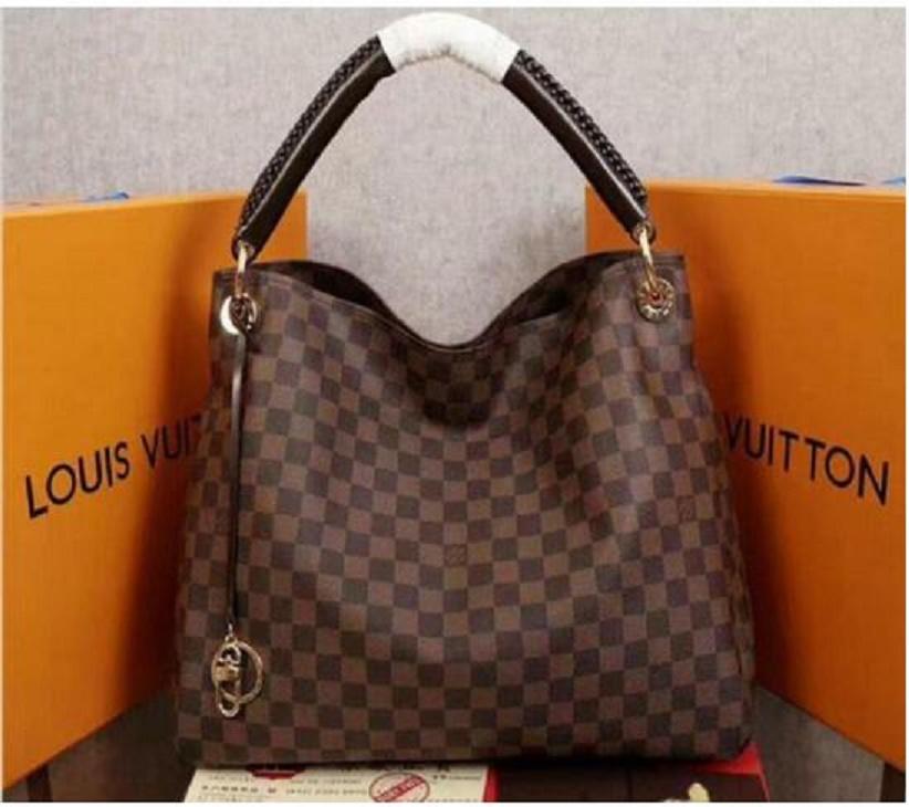

BAGS LVLOUISVITTON BagVUTTON Lady ARTSY Presbyopia Single Shoulder Bag Fashion Woven Handle Shopping Bags Tote, Red;black