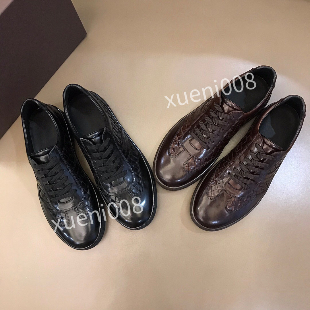

2021 Men Casual shoes women Travel leather lace-up sneak cowhide fashion lady designer Running Trainers Letters woman shoe platform Printed gym sneakers rd211013, Choose the color