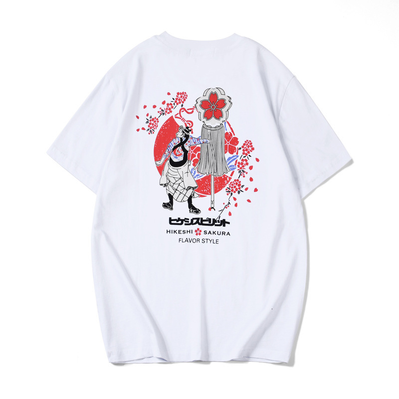 

t shirt 2021 summer short sleeve men's loose cotton youth fashion printed clothes, White;black