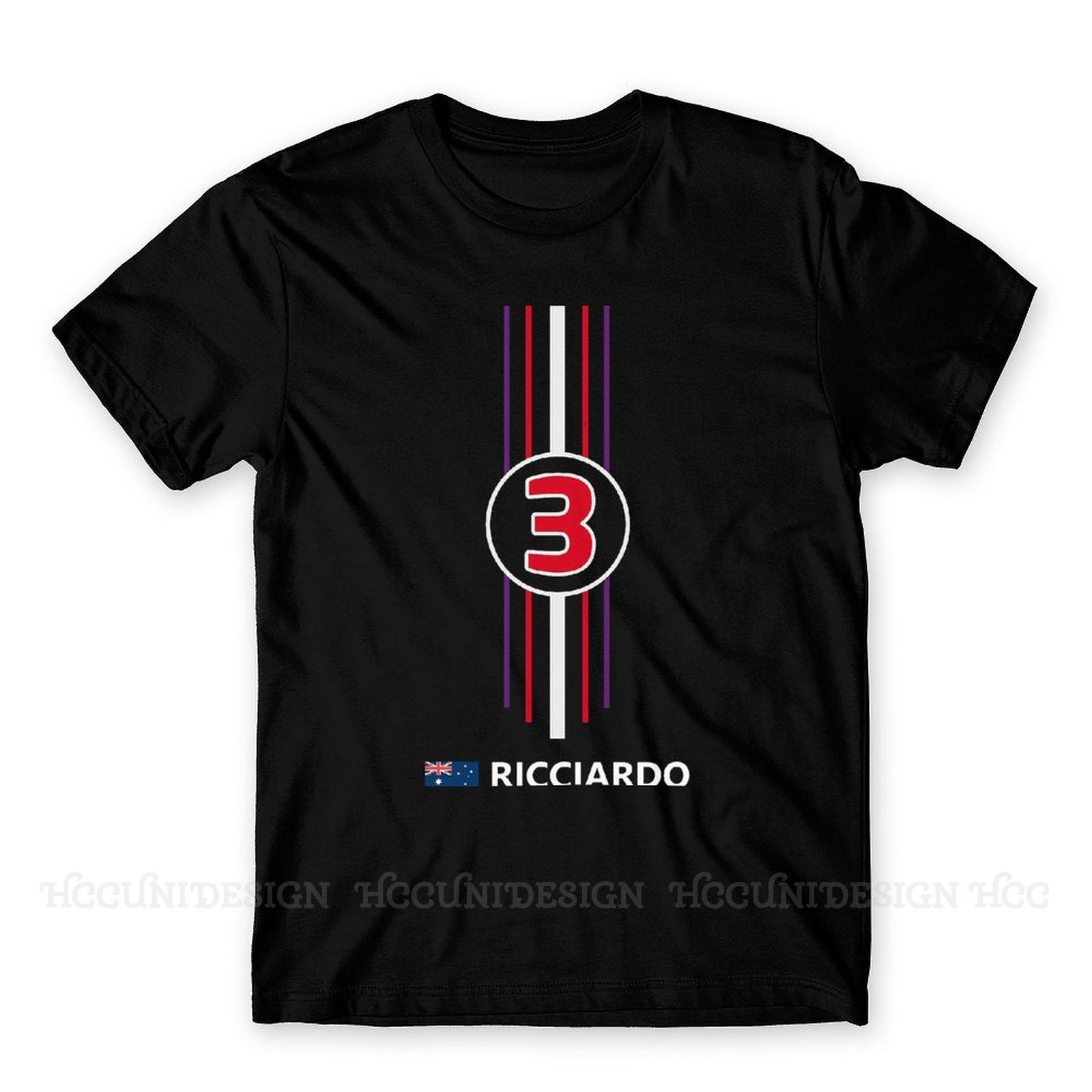 

shorts Daniel Ricciardo F1 New Arrival T-shirt Design Crewneck Cotton Neck Short Sleeved Adult Shirt, White;black