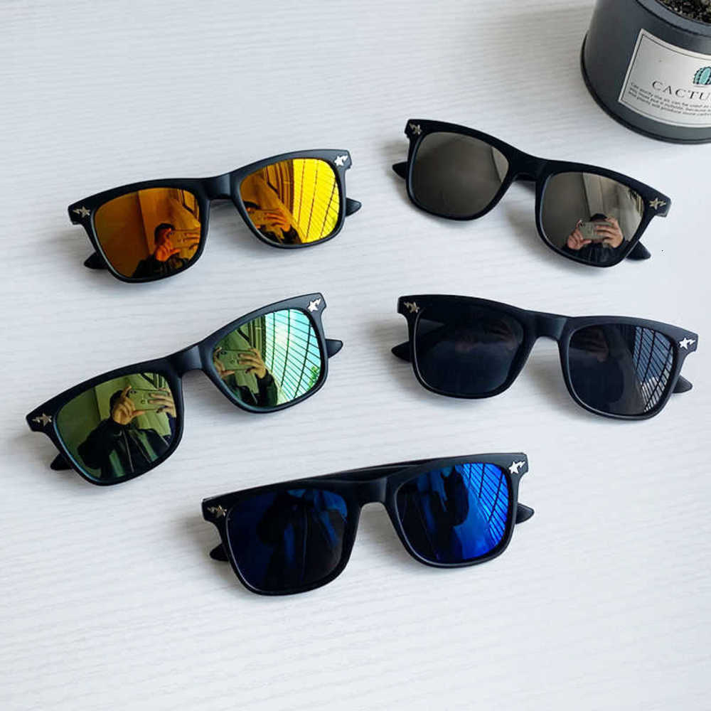 

Children's Sunglasses man cute cartoon ultraviolet glasses girl baby sunglasses Fashion Trend eyes, Blue