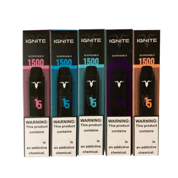 

IGNITE Disposable vape Pen 5.1ml Battery cartridge 850mAh packaging 1500puffs Stick Pods Cartridges Pre-Filledvs puff bars plus xxl