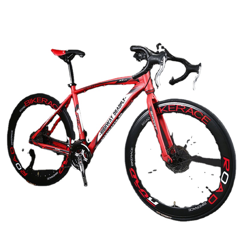 

Road Bike Bicycle 26 inch 24/27 Speed Double Disc Brake Adult Student Men Women, Multi-color