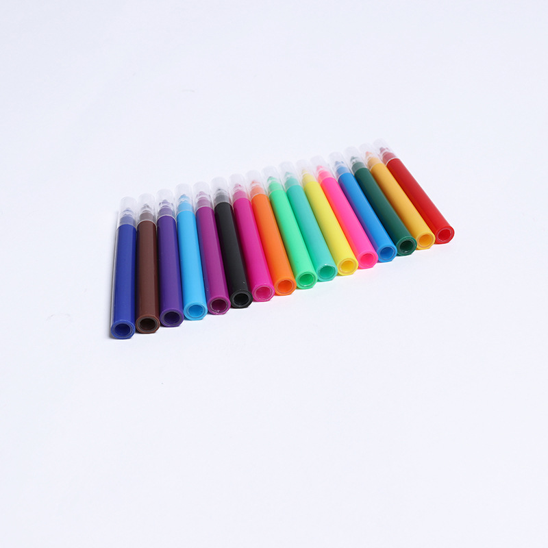 

1Pcs Watercolor pen childrens art brush Pen custom gift training class prize, Black;red