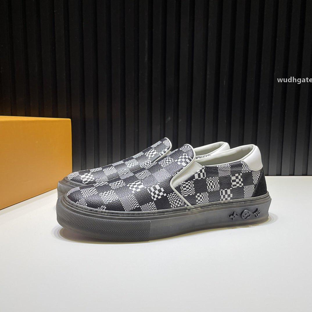 

704 Fashion Luxury Designers Men's Platform Casual Shoes Sneakers Real Leather Suede Patchwork Trainers Leisure Shoes size 38-44, As picture 3