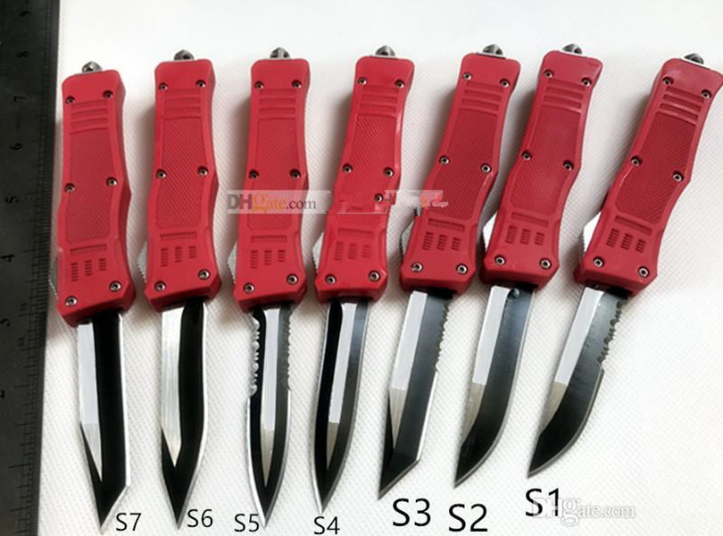 

Current small automatic knife (7") mini 616 A07 pocket knife camping outdoor cutting tools free of charge for quick delivery