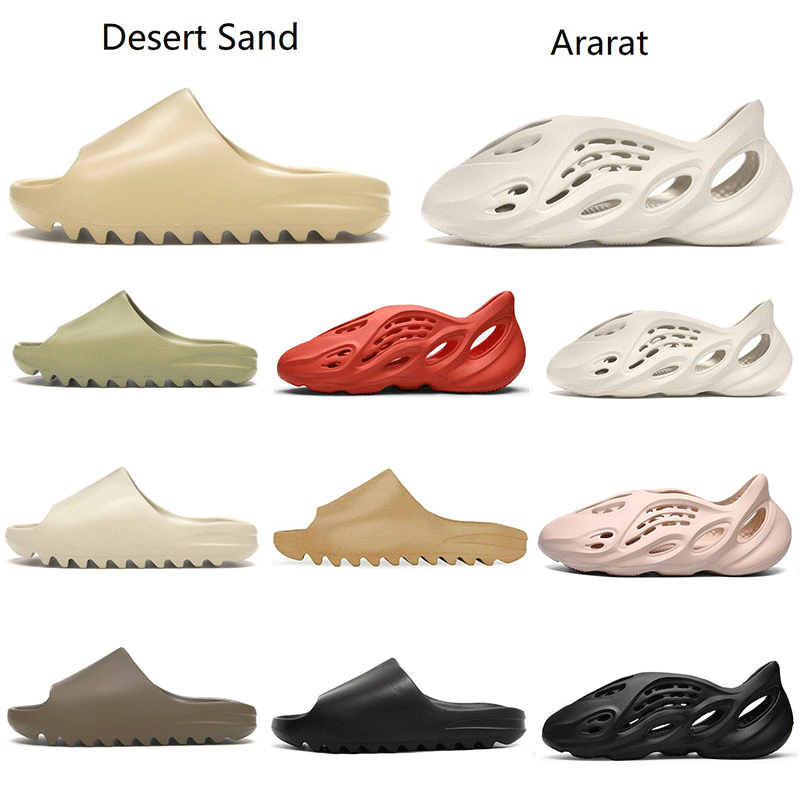 

With Box yezzy Slippers kanye west sandals shoes triple black white yellow slides sock bone resin desert sand earth brown mens womens slipper sneakers yeezys yezzys, I need look other product