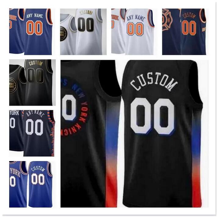 

Custom Printed Basketball Jerseys Obi Toppin Julius RJ Randle Barrett Derrick Kevin Rose Knox Alec Burks Nerlens Noel Payton Frank Ntilikina