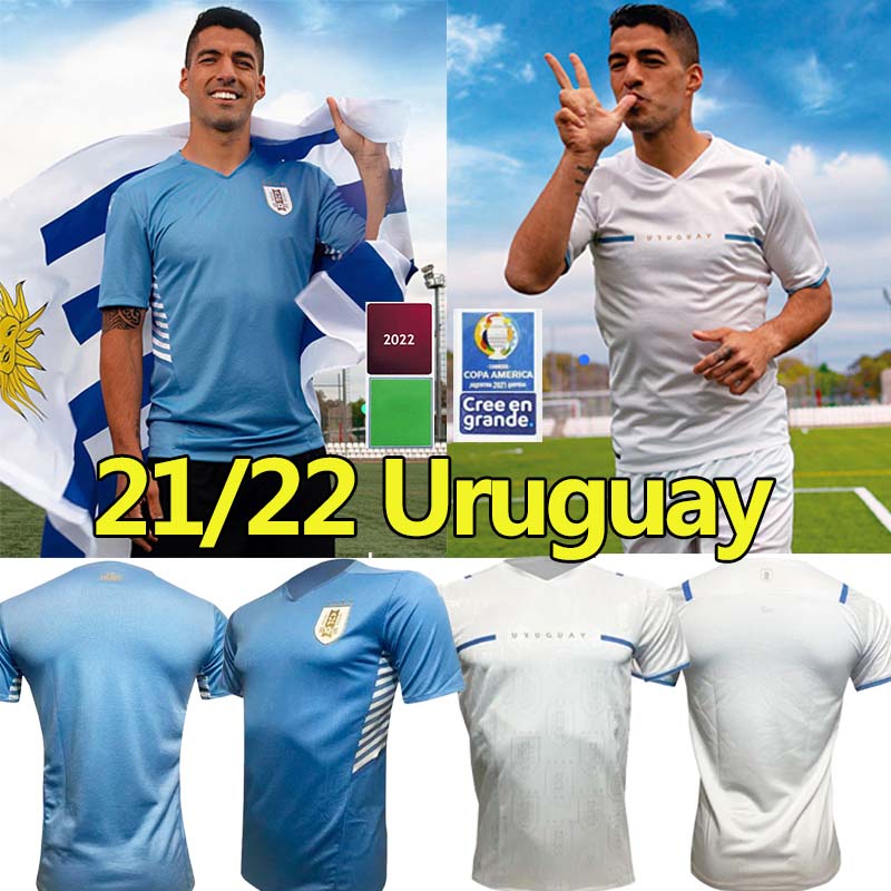 

2021 2022 Copa America Uruguay Soccer Jerseys 21/22 Home away L.suarez E.cavani F. Valverde Shirt N. Nández J.M.Giménez De La Cruz National Team Men Football Uniforms, Uruguay 21-22 away