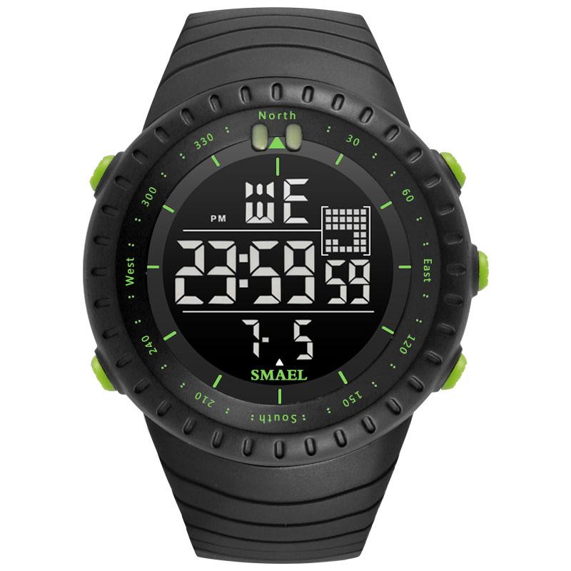 

Wristwatches Relogio Masculino The Mens' Watches Waterproof Digital Fashion Casual Electronic Chronograph Military, Khaki