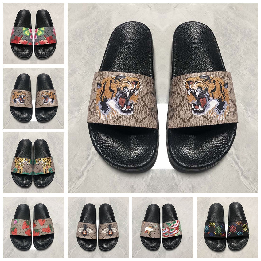 

2022 Slides Summer Beach Indoor Flat G Sandals Slippers House Flip Flops Spike sandal with Box size us5- us12, Yellow