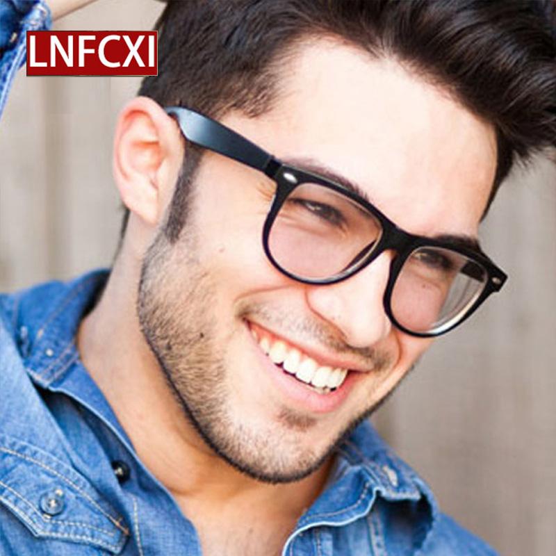 

Fashion Sunglasses Frames LNFCXI Clear Glasses Men Fake Square Eyeglasses Frame Women Optical Male Reading Prescription