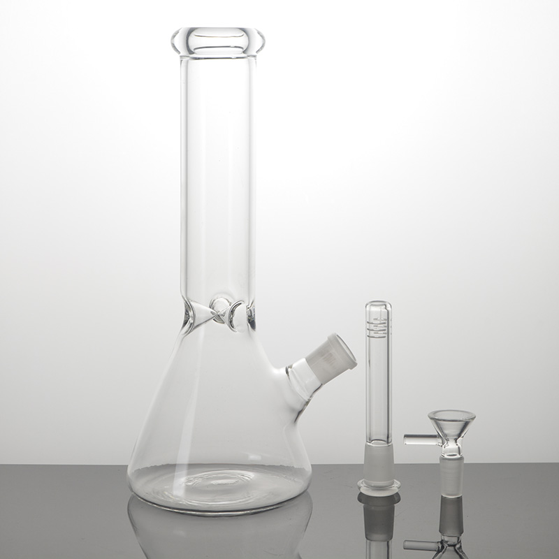 

Glass bong water pipe hookah 11.8inch beaker bongs ice catcher thick material for smoking with downstem and 14mm bowl joint oil rig,Dab Rig