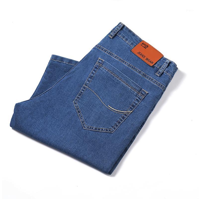 

Large Size29-50 Men Denim Shorts Summer Style Thin Section Elastic Force Slim Fit Short Jeans Male Brand Clothing Light Blue Men's, 609-blue black