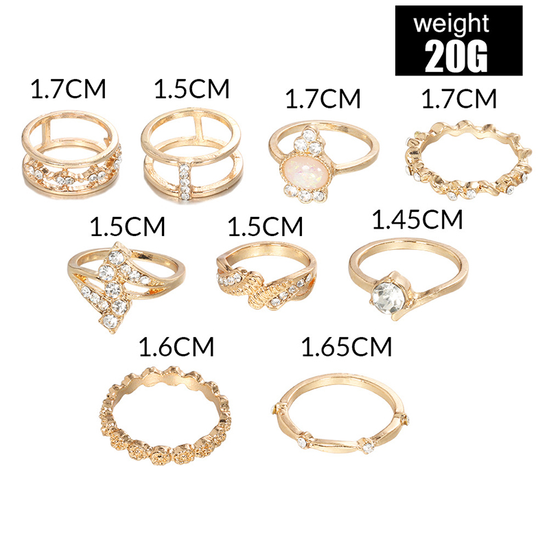 

Water Droplets Alloy Plating Butterfly Band Rings Fashion Light Luxury Opal Diamond Explosion Joint-Rings Geometric Hollow Rhinestone Inlaid Ring Jewelry Gifts