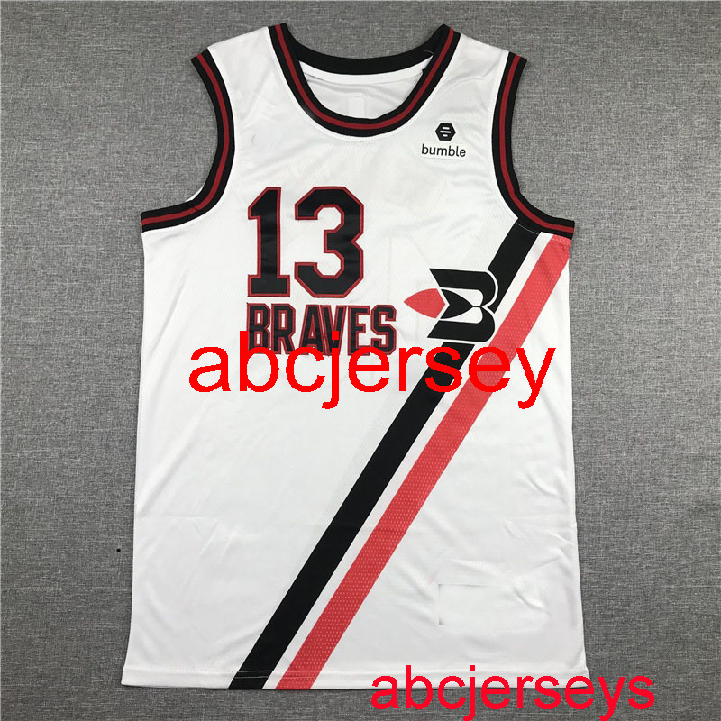 

Men' 10 styles 13# George 19 retro white basketball jersey -XXL Vest