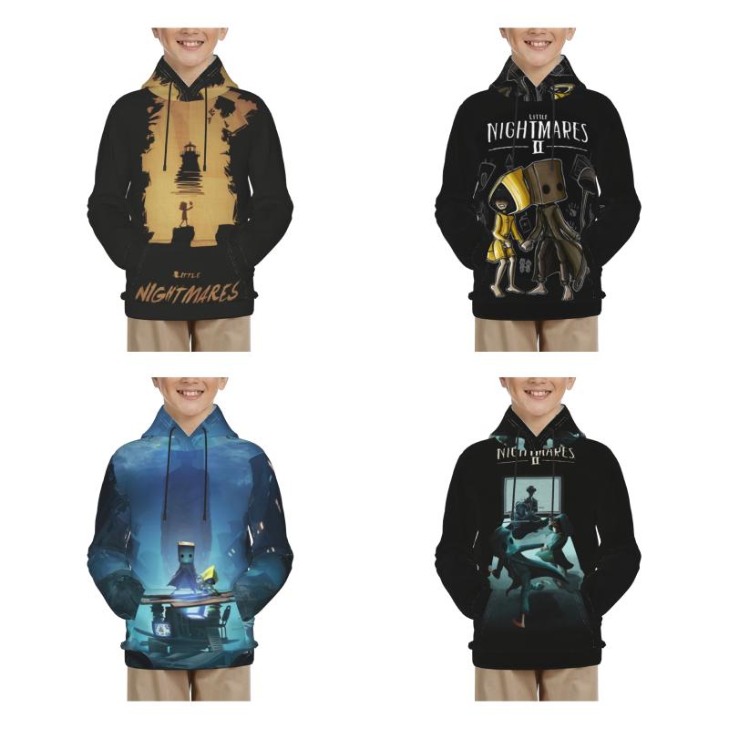 

Men's Hoodies & Sweatshirts Little Nightmares Hooded Youth Sweatshirt Classic Soft Pullover Fleece Warm Fuzzy Casual Clothes On Hoody, Black