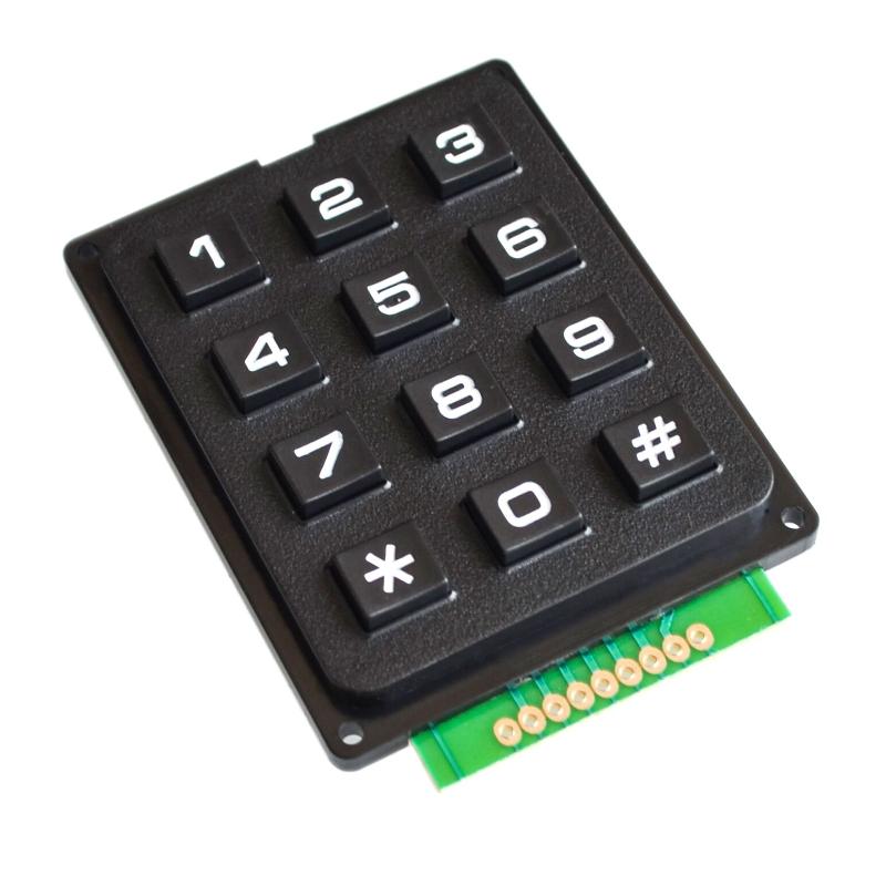 

Wireless Camera Kits 12 Key Membrane Switch Keypad 4 X 3 Matrix Array Keyboard