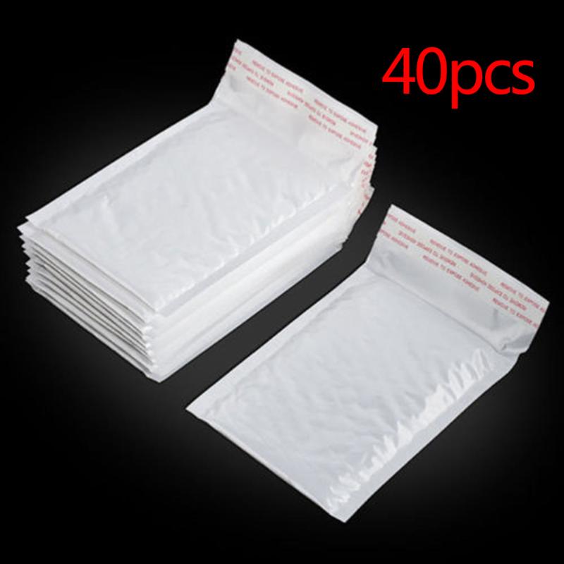 Waterproof Mailing Envelope White Pearl Film Bubble Packing Pouch 120*180mm 10pc 