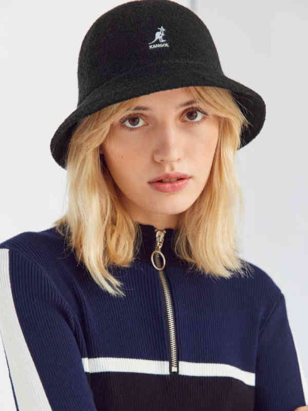 

Kangol Bermuda Casual Unisex Bucket Classic Dome Fisherman Hat Black Kangaroo Basin Hat Sports Leisure Designer Bucket Hat Y1227, Blue;gray