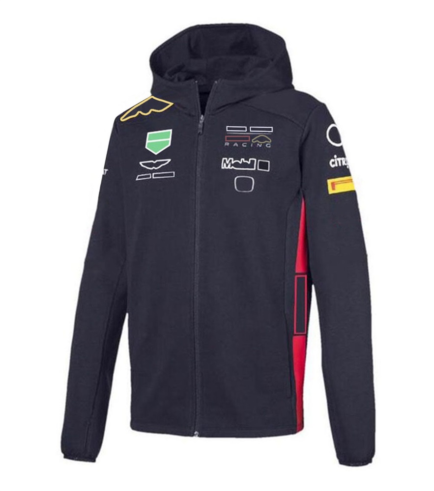 Combinaison de course F1, veste à manches longues, coupe-vent, équipe d'équipe printemps-automne-hiver 2021, nouvelle veste, pull chaud, personna