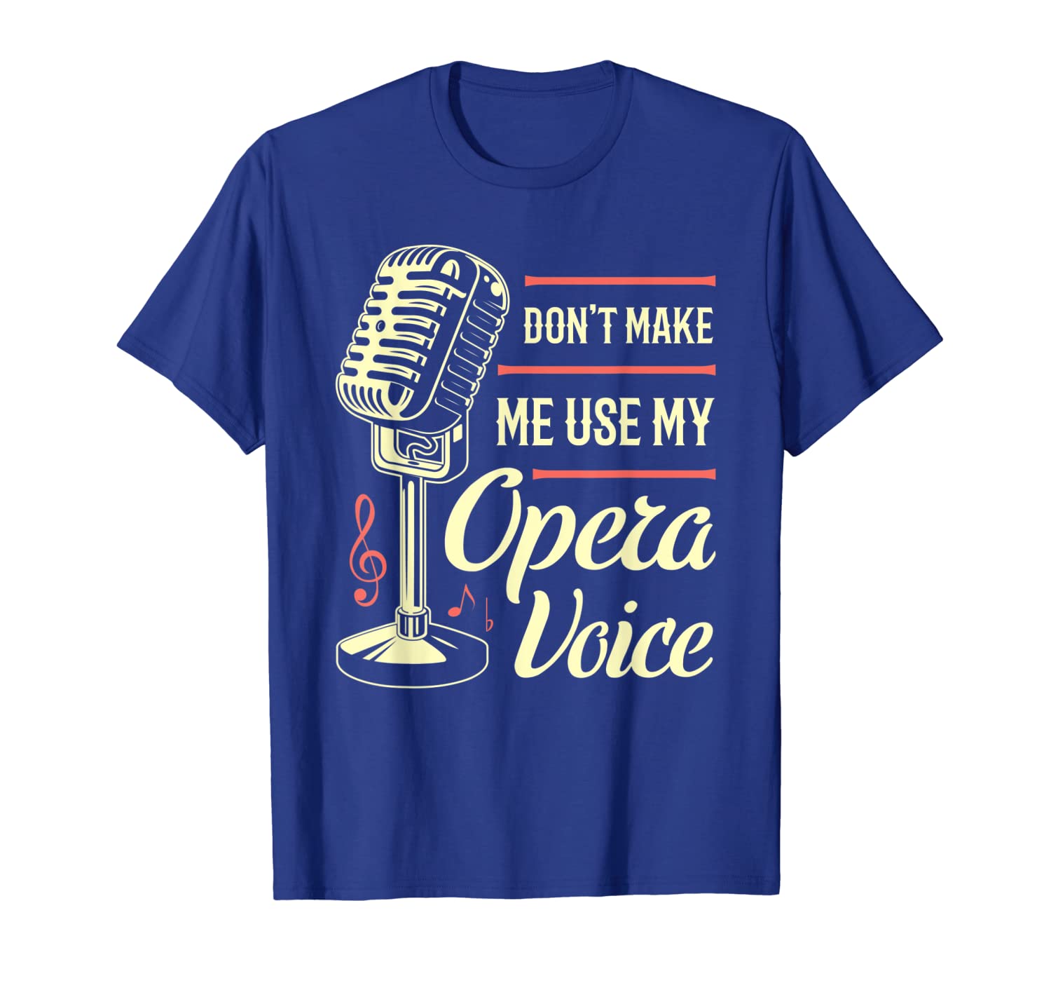 

opera singer vocalist funny gift t-shirt, White;black