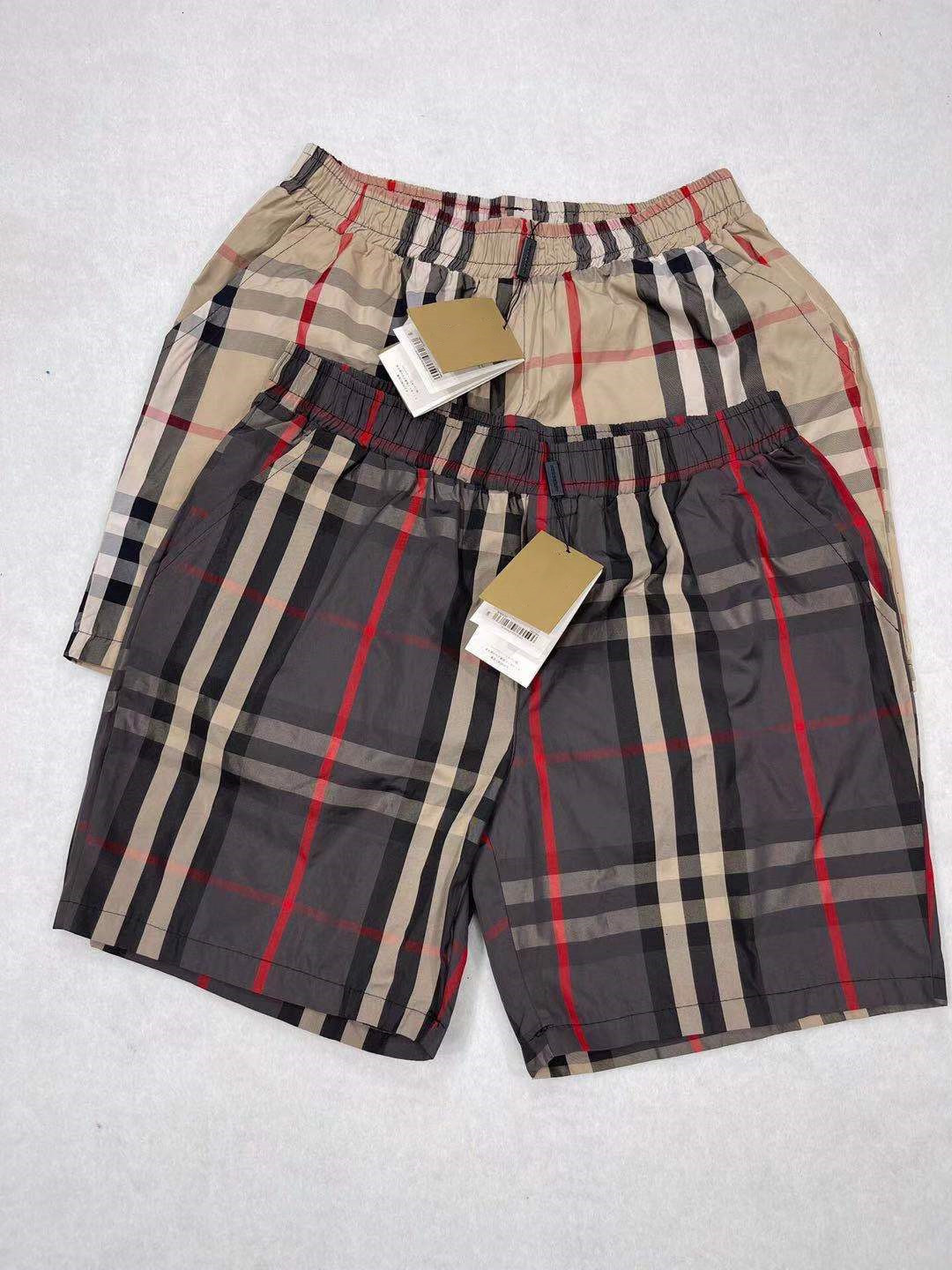 

Men Speedo Summer Shorts Designer Women's Quick-dry Style1-16 Variety Luxury Quality Silk Cotton Casual Sports Checkered Plain Sports P, White;black