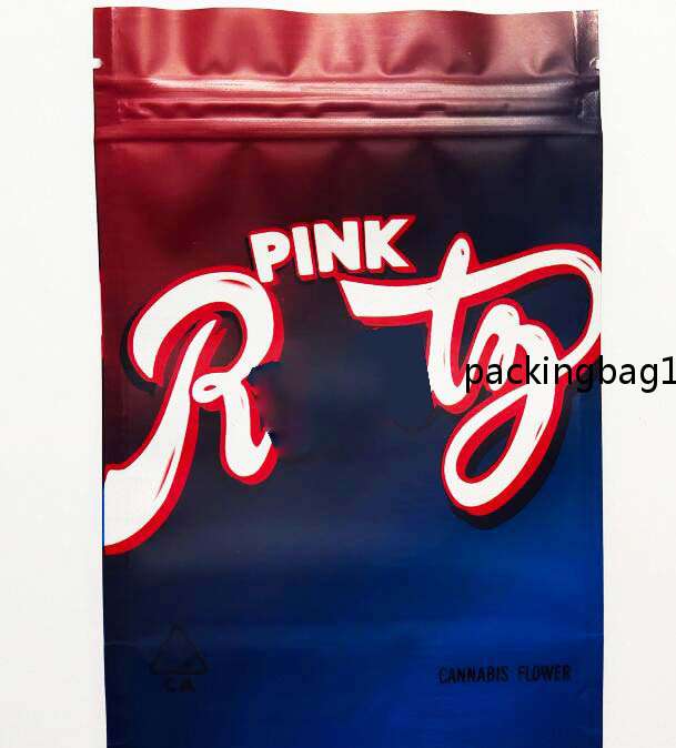 

500mgRuntz Stickers Smooth surface sticker and Mylar Bags pink Runtz peach kobbler Vruntz Stand Up mylar