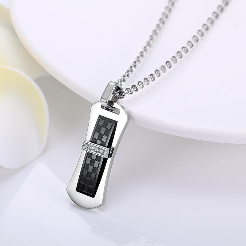 

Pendant Necklaces Fashion Choker For Women Square Crystal Rhinestone Chain Necklace Men Punk Jewelry Gift