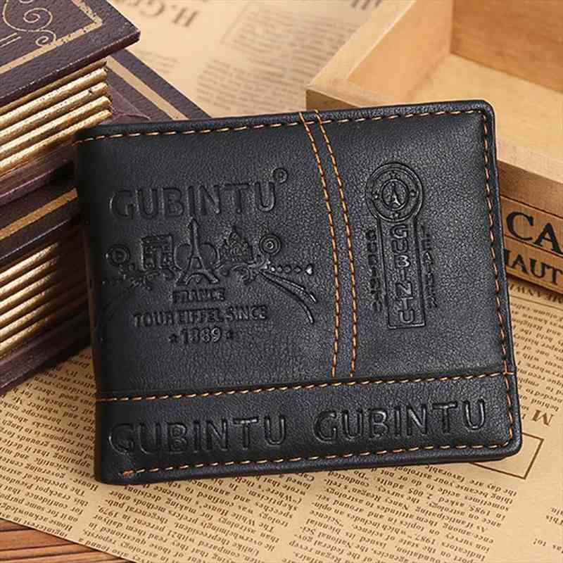 

men casual small money purses wallets leather pu design multi function coin bag zipper clutch clip, Red;black