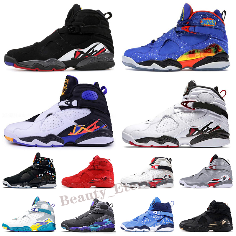 

Shoes 8 8s basket ball Doernbecher Valentines day Mens Multicolor OVO White Black Trainers Sneakers Big Size 40-46 #Z11, Color 1