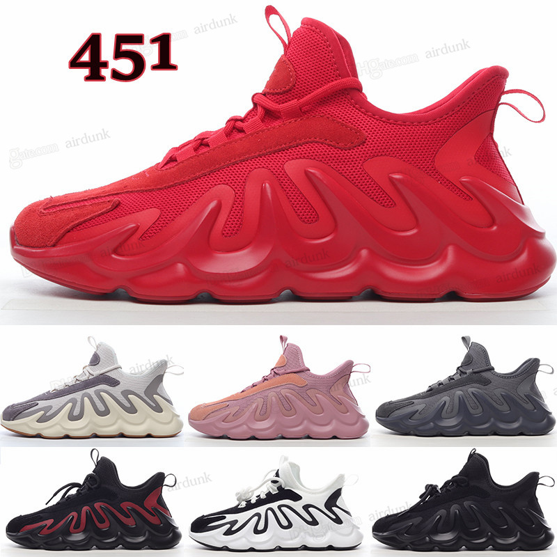 

2022 new 451 mens womens comfortable shoes knitted breathable leisure sports jogging flame mountain tide cool personality red men women shoe, I need look other product