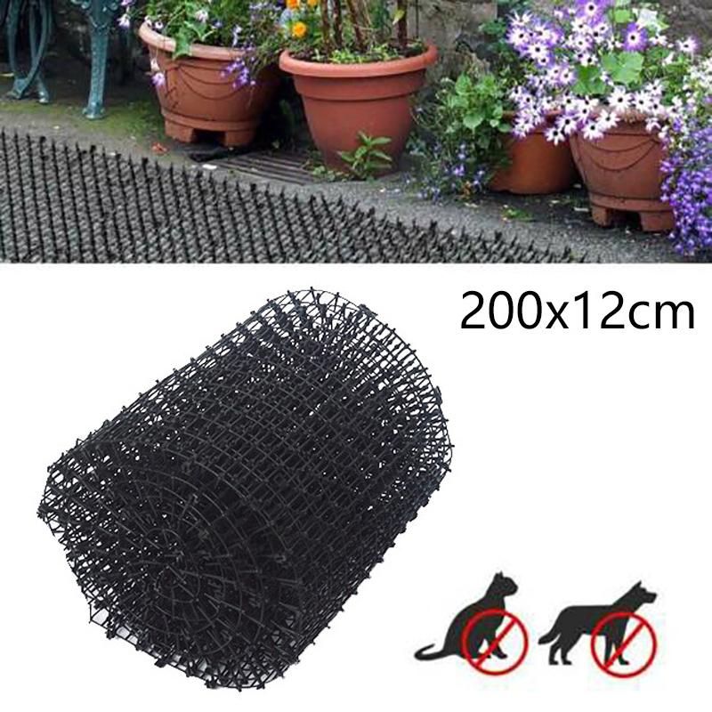 

2m Garden Anti Cat Dog Scat Mat Outdoor Supplies Repellent PP Spike Keeping Cats Dogs From Digging Strips Network Beds & Furniture